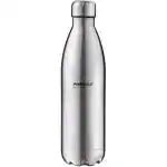 Pinnacle Thermo Paradise Vacushield Stainless Steel Hot & Cold Bottle, 1000ML, Silver 1000 ml Flask (Pack of 1, Silver, Silver, Steel)