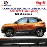 FALCON CAR SIDE BEADING SILVER BLACK FOR TATA PUNCH