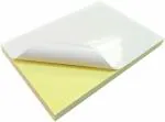 LRS A4 Size 130 GSM Self Adhesive and Glossy Inkjet Sticker Paper (60 Sheets)