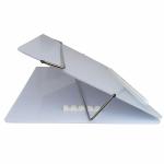 Goodwill Tech Acrylic 12 X 16 Inch Laptop Desk Table Top with Foldable -Transparent, Adjustable 7mm Writing Desk Stand and Z-Type Design for Study, Office (White)