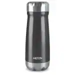Milton All Rounder 650 Thermosteel Hot and Cold Flask, 1 Piece, 610 ml, Black | Insulated Flask | Leak Proof | Soup Flask | Dal Flask | Sambar Flask | Thermos | Long Hours Hot and Cold