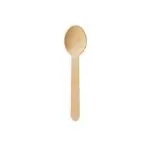 Aumni Crafts Eco Friendly Wooden 14 CM Spoon (Pack of 100) Disposable Biodegradable