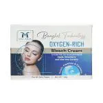 Macaria Oxygen Rich Facial Bleach for Women, Ammonia Free Tan Removal Cream with Active Oxygen, 45g