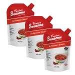 Fazlani Sausome Schezwan Sauce Gluten Free Great for Stir-Frys, Marination, Spreads & Dipping sauce Pack of 3