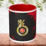 NH10 DESIGNS RCB Logo Printed Coffee Mug for Boys Kids Girls Birthday Gift for Friends Mugs for IPL Cricket Lover Royal Challengers Bangalore Mugs for Gift- CR3TM 16