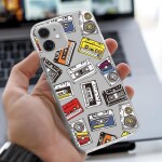 Emble Label CASSETTE AESTHETIC Soft Silicone Case For IPhone 12 Mini