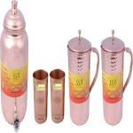 Shivshakti Arts SSA-2444-4-2 Jug Glass Set (Copper)