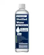 NECKKONIX Distilled Water - 1 Litre Pure Di-Ionised Distilled Water For multipurpose uses Battery/Inverter