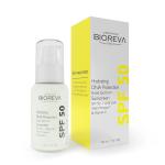 Bioreva SPF50 Sunscreen- Hydrating DNA Protection | SPF50+UVB UVA + With MIMISKIN + Vitamin C | Lightweight and Non-greasy | Gentle on All Skin Types | Enriched with Potent Antioxidants-50g