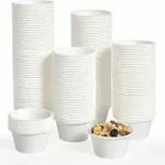 Biodis Sugarcane Bagasse Cup - Round Shape - 60 ML (Pack of 100)