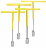 Fixkit Hex T-Socket T Spanner 8MM 10MM 12MM 14MM Set for Automobiles/Bike/Car Repair Tools Kit