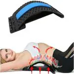 Shopeleven Lumbar Back Pain Relief Device, Lumbar Back Stretcher, for Lower and Upper Back Massager and Support,Lumbar Support for Office Chair