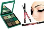 Lenon Beauty Obsessions Eyeshadow Palette Emerald 4.4 g With 36 h Liquid Waterproof Eyeliner Pencil - Black - Pack 1 (2 Items in the set)