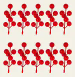 Specialyou.in Pack of 10pcs Cherry for Christmas Decoration Items Red Berry Berries/Cherry Bunch Hanging Ornaments for Xmas Tree Decorations Items, Christmas Tree Decoration Items.