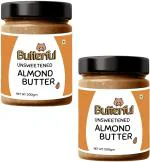 Butterful Unsweetened Almond Butter 400 g (Pack of 2)