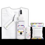 Kadam Skin Friendly Tie Dye Bottle With White T-Shirt, 100% Cotton 180 Gsm T-Shirt, Dye Activator - Color Fixative Included, Cold Fabric Dye Colors (Medium