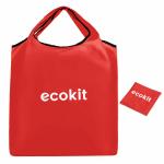 EcoKit Foldable Shopping Bag. Folds to Pocket Size (Pack of 2) Shoulder Bag  (Red, 15 L)