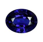 SHIVAY ASTRO GEMS Blue Sapphire stone Burma Originated Natural Neelam Rashi Ratan Gemstone for Astrological Purpose Certified Loose Cut Gemstone (8.25 Carat)