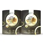 FYTIKA HEALTHCARE PRODUCTS Shuddh Shilajit Gold and Silver Resin -100% Ayurvedic Himalayan Shilajit | Swarn Bhasam, Rajat Bhasam,Ashwagandha, Gokshura | For Strength, Stamina And Energy | For Men & Women - 20G(Pack of 2)