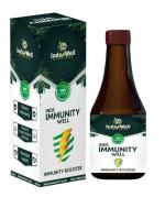 INDS WELL AYURVEDA Immunity Well | Immunity Booster |Amla, Giloy, Tulsi, Karanj, and Kalmegh | Natural Immunity Booster | 200 ML