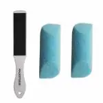 Majestique Flat Foot Filer Callus Remover With Sponge Able Foot Care Buffer (Pack Of 3)