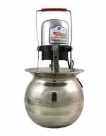 KIING Alloy Steel Madhani Machine With Pot 6 Litre Suitable For Making Butter Milk/Lassi/Cream., 80 Watts