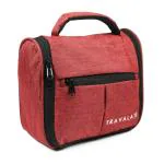TRAVALATE Red Polyester Toiletry Travel Bags