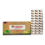 Green Milk Pi-Apex Tablets for Hemorrhoids Relief, 5 strips (30 capsules each)