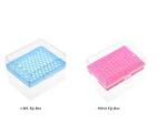 Apex Labs Micropipette Tip Box for 200 ul (Pink , 96 Wells ) & 1000 ul (Blue, White, 100 Wells )