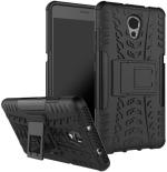 Leyon Black Rubber Back Cover For Lenovo P2