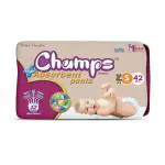 Champs Baby Diaper High Absorbent Pants- Small Size (42 Pcs)