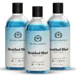 The Man Company Menthol Blast Perfumed Body Wash Pack For Men - 3 * 250 Ml | Shower Gel For Glowing & Cool Skin | Deeply Cleanses & Refreshes | Toxin Free