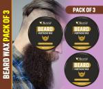 KURAIY Natural Beard Wax for Men For Strong Hold Hair Wax (100 g)