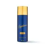 Signature Perfume Body spray -Blue Deodorant -200 ml| For Men| Elegant & Distinctive Fragrance|Long Lasting fragrance|Skin Friendly Deo|Everyday Use