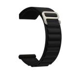 GRIPP GLEN Alpine Loop Adjustable Sports Watch Strap Compatible with Smart Watch 42mm/44mm/45mm/49mm Series 8/7/6/5/4/3/2/1 SE waterproof Nylon textile woven loops with Titanium Metal G-Hook -Black
