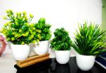 artificial green plant for office table living room decor