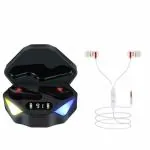 Byer Scrapper Ultra Low latency Gaming TWS,Low latency,Sweatproof,Fast charging AAC Codec, ANC, and Melody Earphone(2items) Bluetooth Headset