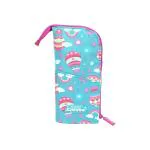 Smily Kiddos Light Blue Polyester Zipper Pencil Case