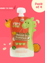 Rorosaur Baby Puree Millet, Pumpkin, Coconut Milk, Banana, Bajra, Lentils & Cashew Nuts