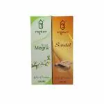 Regince Natural Room Air Freshner Spray combo, Sandal & Mogra- 400mL(Pack of 2)|Water based long lasting Fragrance for Home,Office & Car|Long Lasting Fragrance