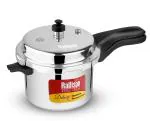 Rallison Appliances Deluxe 5.5 L Pressure Cooker | Aluminium | Non Fusing Additional Safety Valve | Outer Lid