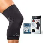 Doctor Arthritis Knee Brace/Knee Support/Knee Compression Sleeve [Single] & Doctor Written Handbook -Guaranteed Relief for Arthritis, Tendonitis, Injury, Running & Weightlifting (Black, M)