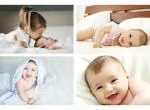 Craft Qila Cute Smiling Baby Posters for Pregnant Women CQ025 (Size: 12 x 18 Inch) Set of 4