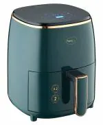 Pigeon Healthifry Digital Air Fryer, 360 Degree, 1200 W with Non-Stick 4.2 L Basket - Green