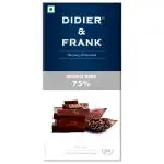 Didier & Frank Intense 75% Dark Chocolate, 100g
