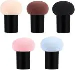 AVTY 5pcs Foundation Sponge Powder Puff Mushroom Head Dry Wet Dual-use Cosmetic Sponge Face Puffs BB Cream Air Cushion Makeup Tools(Random Color) ()