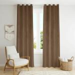 PROZONE COLLECTION RISHTA Luxury Velvet 80% Blackout Curtains | Room Darking Parda | Latest Modern Parde | Premium Screens for Home Office Living Room Hall,10x4 feet,1Pcs,Chocolate Color