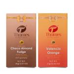 Thames High Protein Choco Almond Fudge (30g x 3) & Valencia Orange (25g x 4) Energy Protein Bars Pack of 8 Energize Your Day with Fresh Nutritious Snack (Pack of 7)