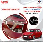 FALCON CAR TAIL LIGHT COVER/GARNISH CHROME FOR GRAND i10 NIOS 2023 ONWARDS