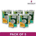 Unitedlys Whitening And Cleaning Borax Powder For Clothes Floor And Drain Cleaner 880 Grams - Pack of 5
